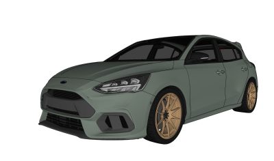 超精细汽车模型 福特 Ford Focus RS Custom_SU2015